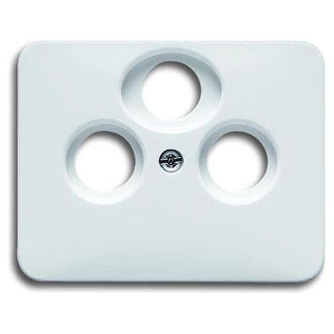 Enjoliveur Pour Prises Antenne 24 Blanc Studio Mat 2CKA001724A1853 ABB 581543