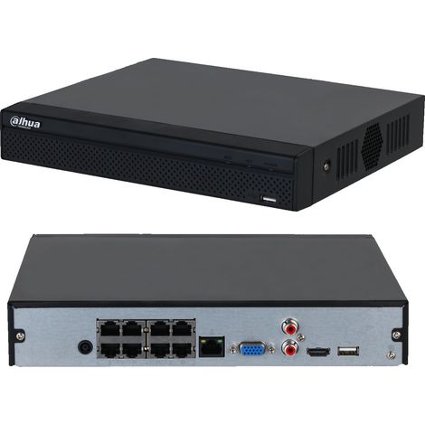 Dahua Nvr 8Ch PoE Wizsense AI by camera NVR2108HS-8P-S3 (1/2)