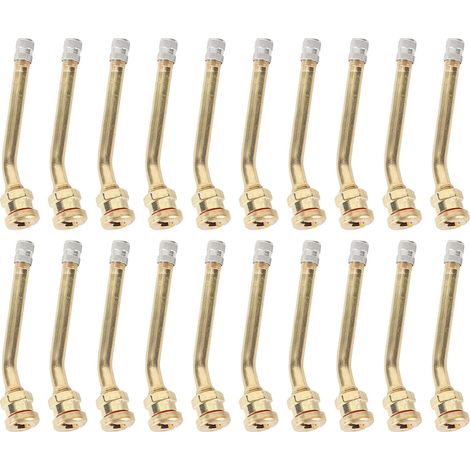 20 valves de pneu en cuivre, excellente étanchéité, protection antirouille, pour camions, remorques et camping-cars, modèle Weeder V3-20-4 (1/5)