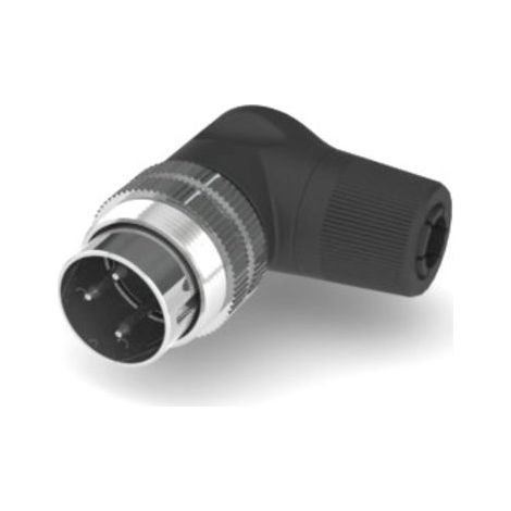 Connecteur DIN RS PRO, 3 contacts, Mâle, Montage sur câble, A souder M16 ( Prix pour 1 )