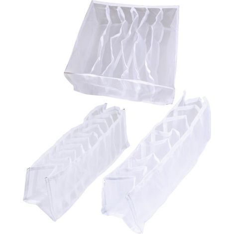 Boîte de rangement pour sous-vêtements (3 pièces) (1/3)