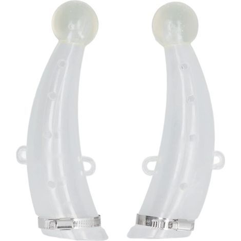 Housse de Protection pour Corne de Bovin, Protection en Silicone pour Corne de Vache avec Gel de Silice à Coins Ronds pour Bovin Vache Libetock (1/5)