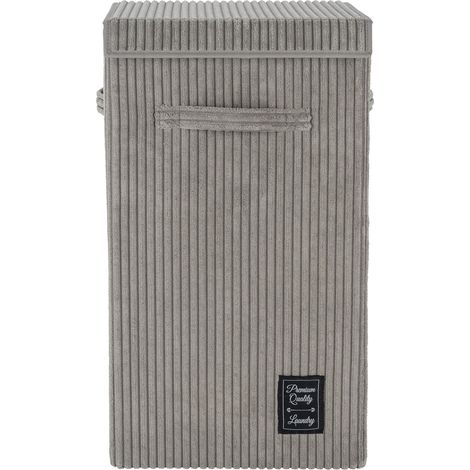 Panier à linge CORA, 63 L, gris, WENKO (1/5)