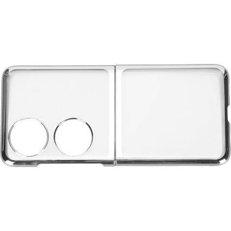 Étui pliant argenté pour Huawei P50 Pocket, coque PC électroplaquée avec protection intégrale. (1/5)