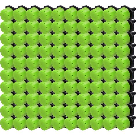 8 verstellbare Tropfer für Obstbäume, Tropfbewässerung für Gewächshäuser und Töpfe, Bewässerungszubehör, 100 Stück grün (1/5)