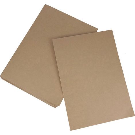 Lot de 10 chemises en papier kraft, chemises brunes, organiseur de dossiers, porte-documents-M (1/2)