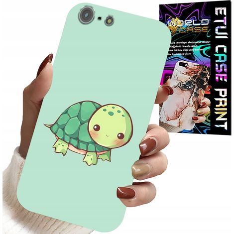 Coque pour iPhone 5/5S/5C - Motifs tortues mignons pour enfants + verre trempé (1/5)