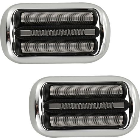Tête De Rechange 32S Avec Grille Et Lame, Compatible Avec Les Rasoirs Braun Series 3 (3000s, 3010s, 3040s, 3050cc, 3070cc, 3080s, 3090cc)(2pcs 32S)