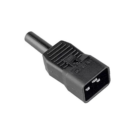 Bachmann 915.175 Kaltgeräte-Steckverbinder Stecker Gesamtpolzahl: 2 16 A Schwarz 1 St. (1/2)