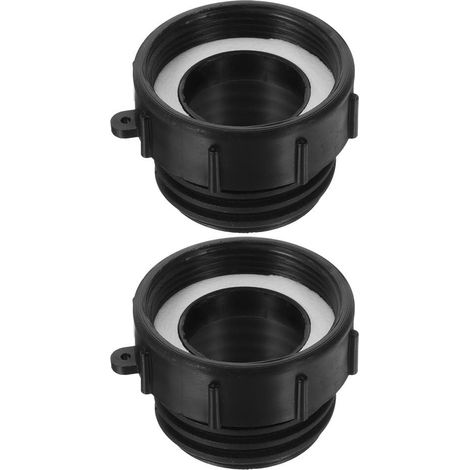 2 Stück IBC Tankadapter Feingewinde 60 mm auf Grobgewinde 60