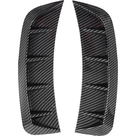 Air Vent Cover - Front Bumper Side Marker Trim - Universal Car Exterior Accessory - Carbon Fiber Style - ABS Material - 1 Piece (1/5)
