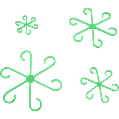 Set di 4 supporti per steli di piante rampicanti, di 4 diverse dimensioni, portatili, riutilizzabili e impermeabili. (1/5)