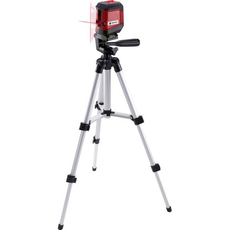 TOOLCRAFT CL8 Kreuzlinienlaser inkl. Stativ, selbstnivellierend Reichweite (max.): 8 m (1/4)