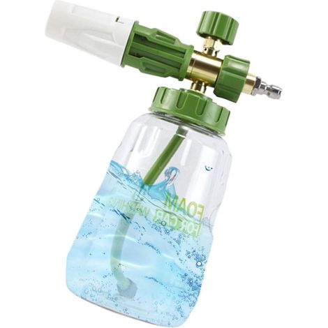 Schaumsprüher Gartensprühflasche Autowäsche Verstellbare Düse 1 Liter Grün (1/5)