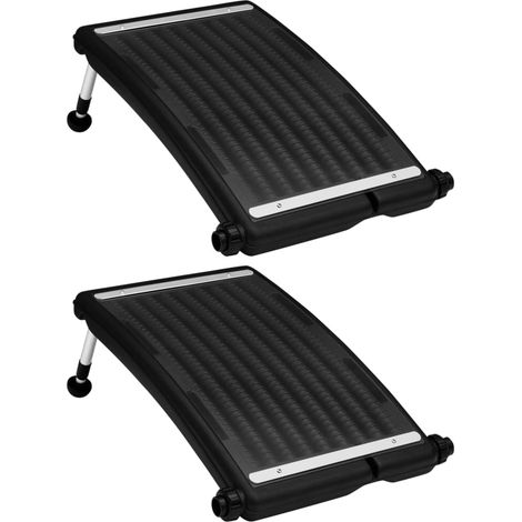 Gebogene Solar-Heizpaneele für Pool 2 Stk. 72,5x46 cm