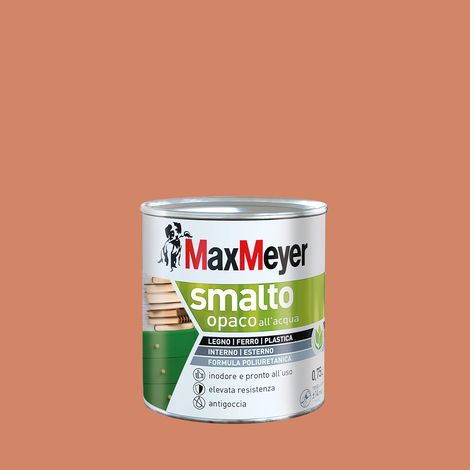 MaxMeyer Smalto Opaco all'acqua Poliuretanico Arancio Ace 0,75 l (1/3)