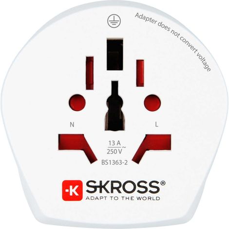 Skross 1.500216-E Reiseadapter CO W to ISR (1/5)