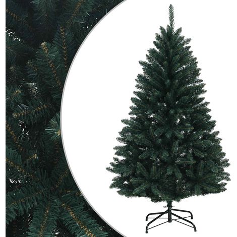vidaXL Artificial Hinged Christmas Tree 150 cm PVC Dark Green