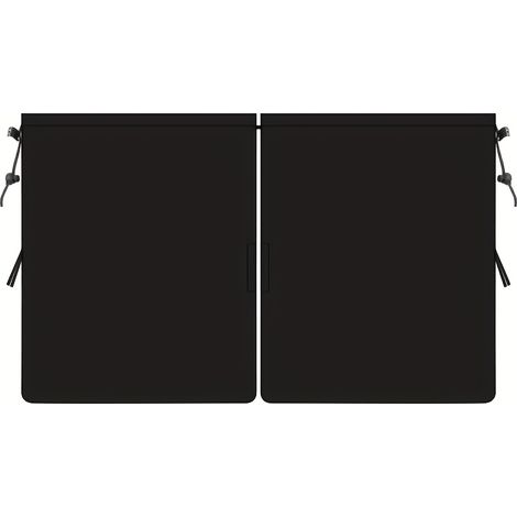 2pcs Pare-soleil pour intérieur de voiture, rideaux intimes bloquant la chaleur pour auto, 2pcs