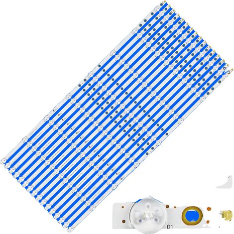 LED-Hintergrundbeleuchtungsstreifen, Länge 712 mm, 8 LED-Perlen, 3V Spannung, 2500 lm Lichtstrom, IP33 bewertet (1/5)