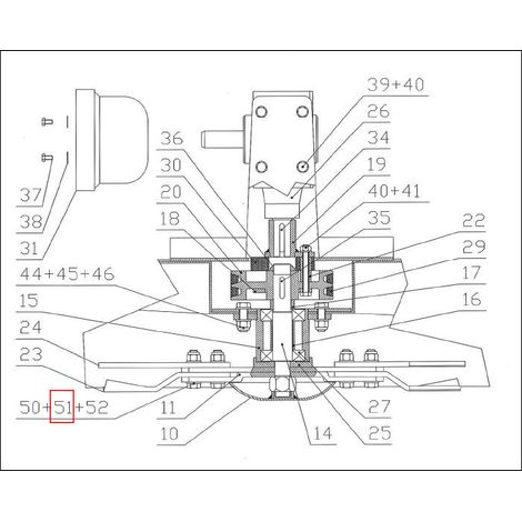 Unterlegscheibe Ø14 UNI 6592 DEL MORINO - 40300009 (1/2)