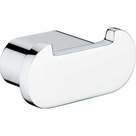 Appendiabiti doppio da muro in alluminio, ottone e Cromall A126 Gedy serie AZZORRE Cromato (1/2)
