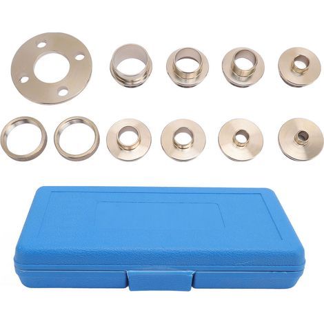 Spacnana Ensemble de Guides de Gabarit de Routeur 11 Pièces avec Bague en Laiton pour les Projets de Menuiserie et les Réparations, doté d'une Conception de Précision et de Tailles Polyvalentes (1/5)