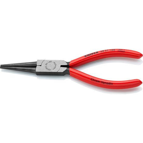 KNIPEX 30 31 160 SB Langbeckzange mit Kunststoff überzogen schwarz atramentiert 160 mm