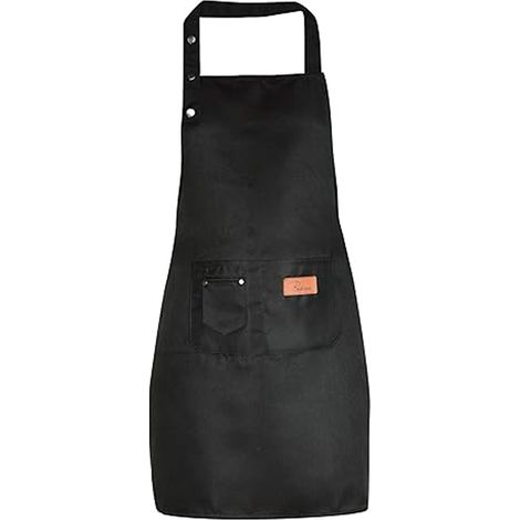 Tablier de cuisine pour homme et femme avec poches - Grand format - Résistant à l'eau (1/4)