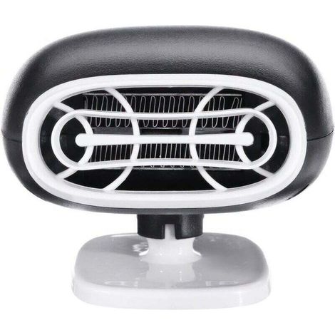 2en1 Voiture Auto Allume-cigare Chauffage Ventilateur De Refroidissement Dégivreur - Noir