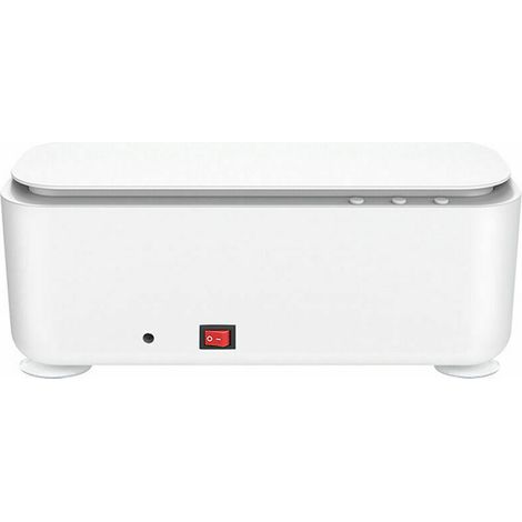 Appareil de nettoyage ultrasonique pour lunettes, version USB, blanc (1/5)