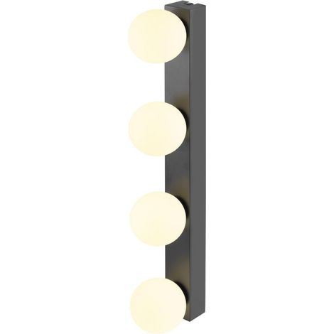 Applique murale Sun Mirror 3 lumières noir - 1010193