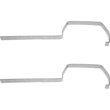 Supports en fer GARVALON en 2 pièces pour gouttières de toit (1/5)