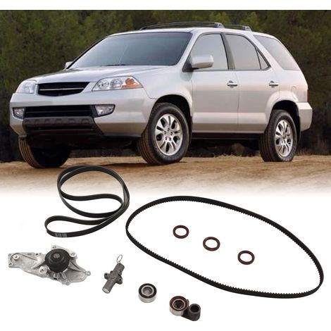 Poulie de réglage de courroie de distribution, poulie de tension de pompe à eau, kit de courroie de distribution V6 pour Honda Accord et Acura (surpoids). (1/5)