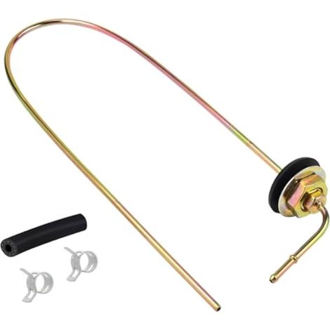 Tuyau de réservoir de carburant 650 mm x 5 mm pour chauffe-eau Webasto Air Top Thermo Top avec colliers de serrage et tuyau de remplacement 1320399A 35320A (1/5)