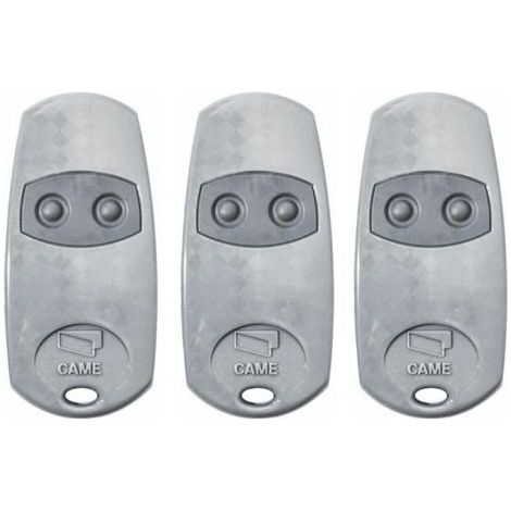 Télécommande 2 canaux 433,92 MHz – Compatible avec CAME TOP – Alimentation 2 piles CR2016 – Portée 50-150m – Lot de 3 pièces