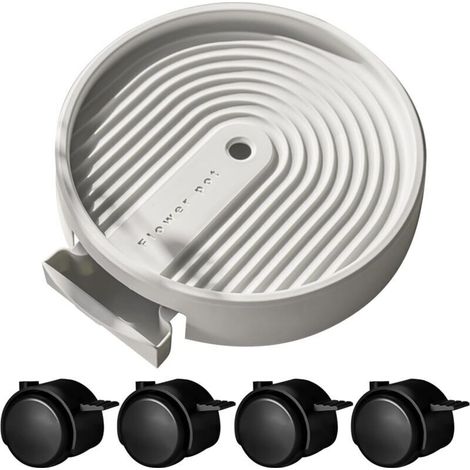 Plateforme mobile sur roulettes pour extérieur et intérieur – Base robuste avec système de drainage, idéale pour appartements, maisons et espaces résidentiels (1/5)
