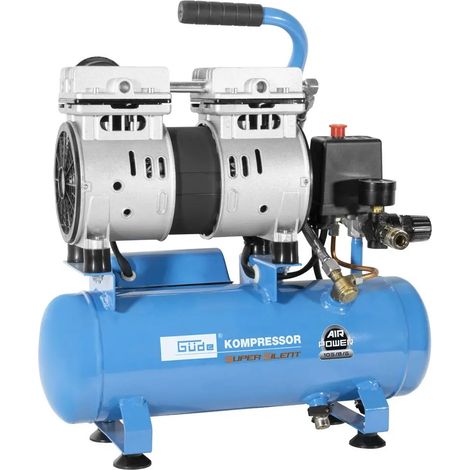 Güde Kompressor Airpower 105/8/6 SILENT, 59 dB, ölfrei, 8 bar, 6 l Kessel, leise (1/7)
