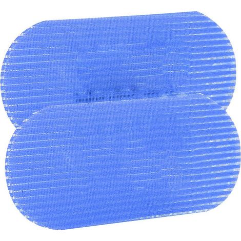 Lot de 2 pinces à cheveux, support pour frange, patchs adhésifs pour maquillage, bleus (1/5)