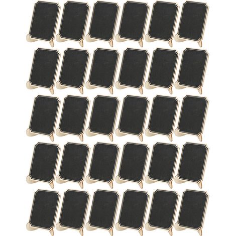 Lot de 30 mini ardoises avec chevalet amovible, gain de place, stables et portables pour bureau (1/5)