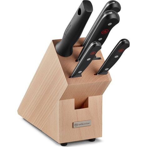 Wüsthof Gourmet Set aus 5 Messern aus rostfreiem Stahl