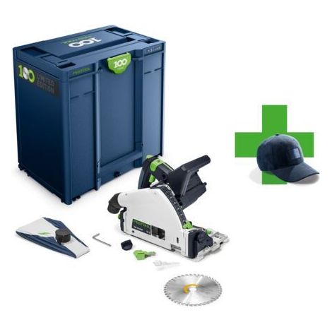 Sierra de inmersión sin cable Festool TSC 55 KEB-Basic 100Y Limited Edition 18 / 36 V ( 2x 18 V ) 160 mm sin escobillas ( 578223 ) + Systainer - sin batería, sin cargador