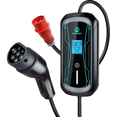 EV-Ladegerät, tragbares Design, intelligente App-Steuerung, 11KW 5M (1/2)