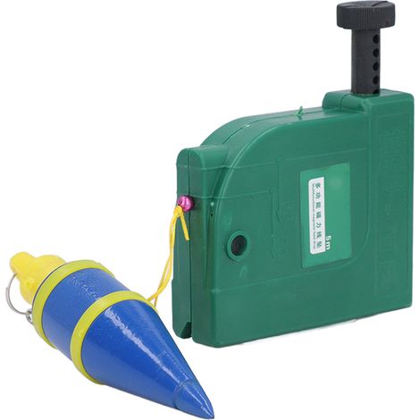 Herramienta magnética de medición de longitud de línea Bob Setter, martillo de alambre de acero aleado de 5 metros para proyectos de la industria de la construcción. (1/5)