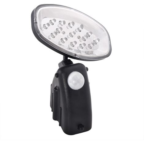 Luce esterna a LED con rilevatore di movimento integrato e pannello solare versatile (1/5)