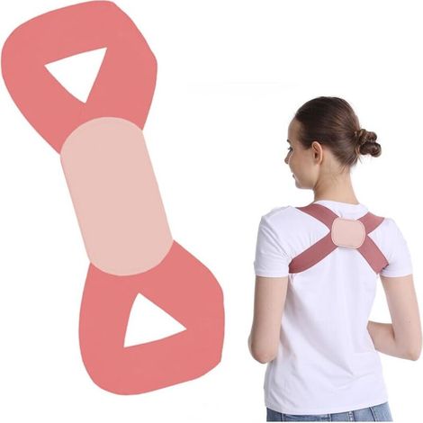 Correcteur de Dos, Correction des épaules assises, Support supérieur réglable du Dos, entraîneur de Correction de Posture pour Adultes et Enfants, correcteur de Posture pour Hommes et Femmes (1/5)