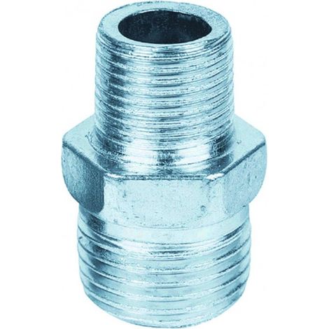 Niples ridotto esagonale maschio in ghisa zincata - m 1 1/2 m 1 1/4