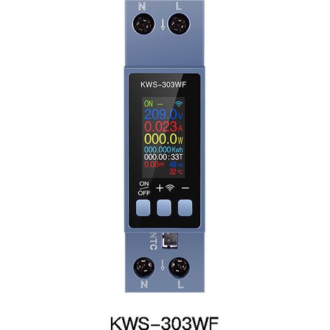 BRAVIX Interrupteur de compteur d'électricité Wi-Fi, AC85-270 V, connecteur Wi-Fi, compteur d'énergie intelligent, minuterie, compatible avec Alexa, compteur de consommation d'énergie