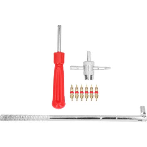 Kit d'outils pour le démontage et le montage des obus de valve de pneu de voiture (1/5)