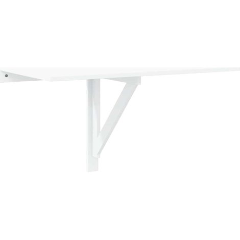 Table murale rabattable Blanc 100x60 cm